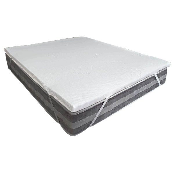 Fodera topper Silver Lurex