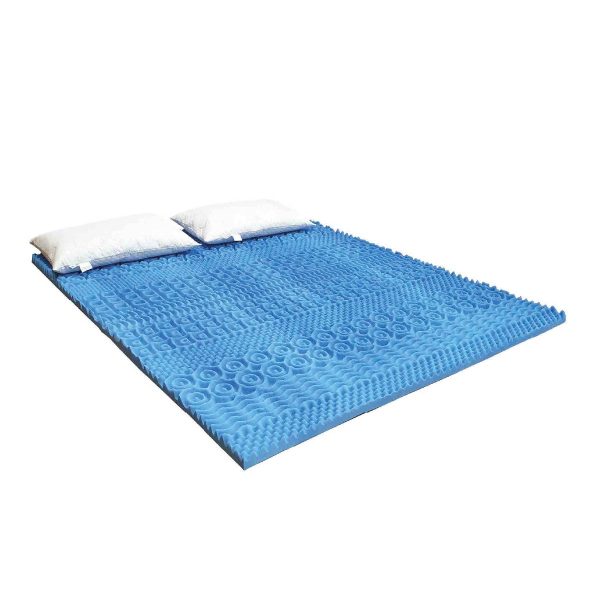 Topper Visco Blu Bugnato 11 zone