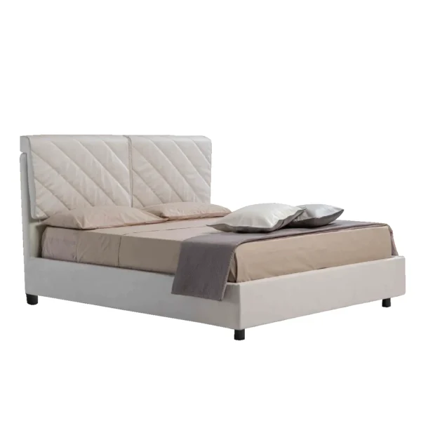 letto contenitore elegante con testata imbottita anteprima